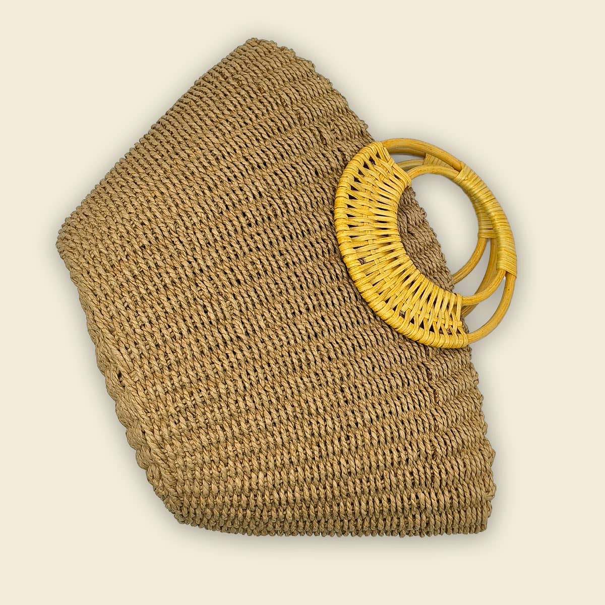 America 250 Heritage Straw Tote Rattan Camel | Limited Edition Bag