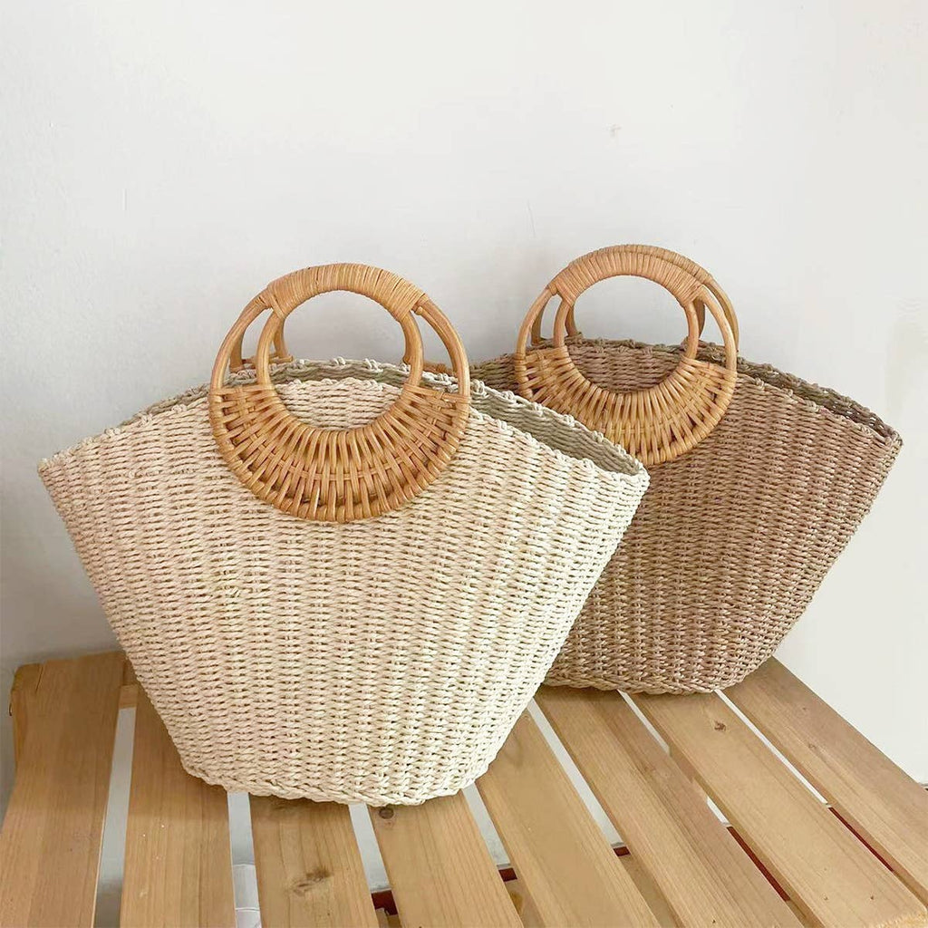 America 250 Heritage Straw Tote Rattan | Limited Edition Bag