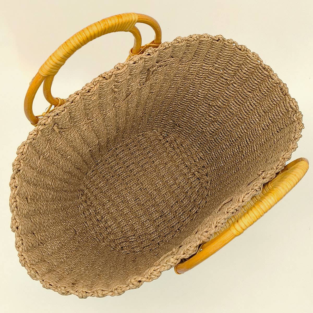 America 250 Heritage Straw Tote Rattan Camel | Limited Edition Bag