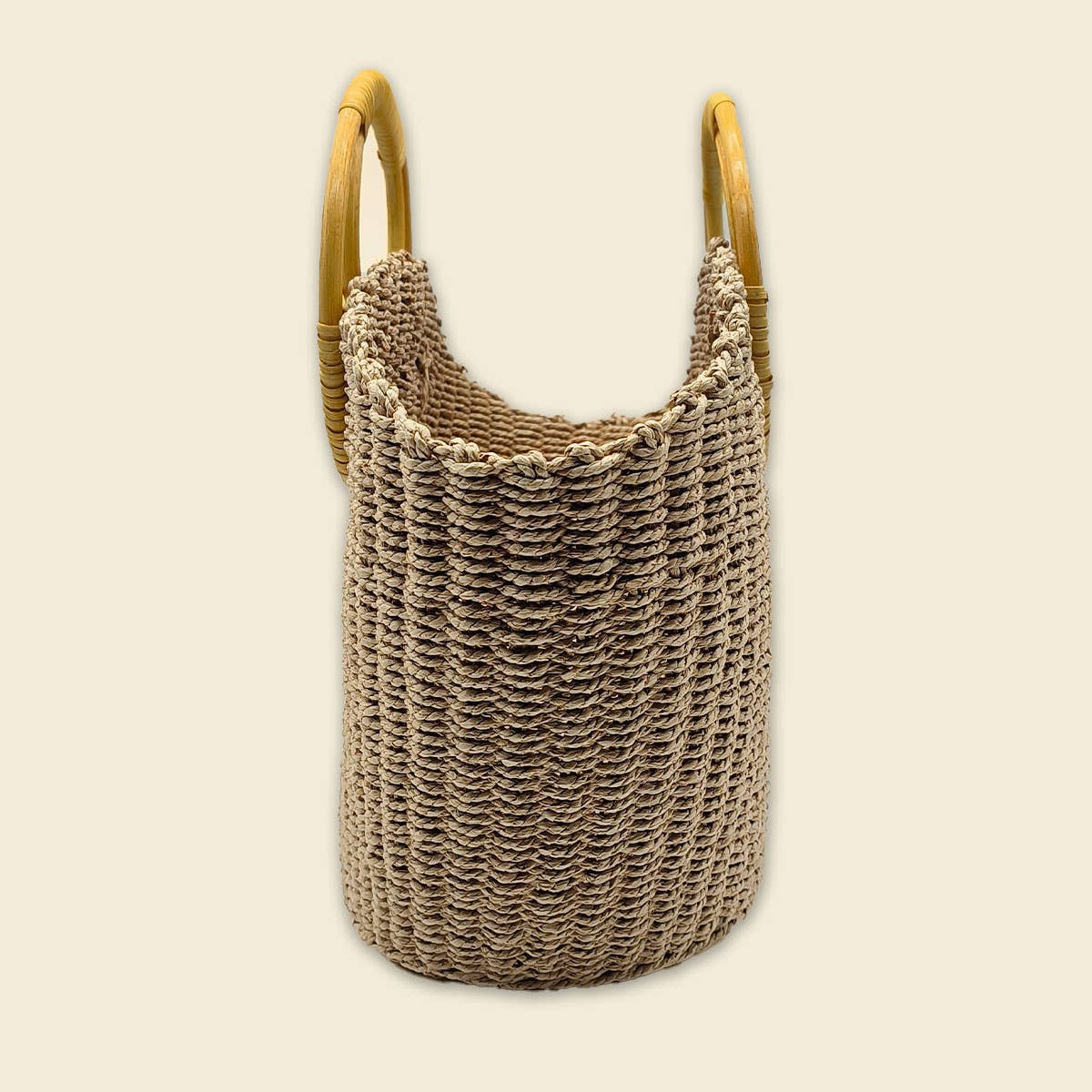 America 250 Heritage Straw Tote Rattan Camel | Limited Edition Bag