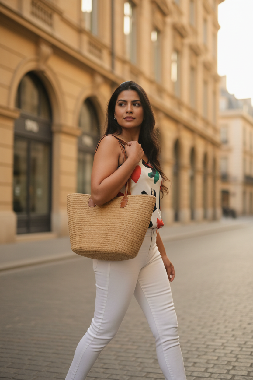 America 250 Heritage Coffee Oversized Tote Bag — urban city lifestyle