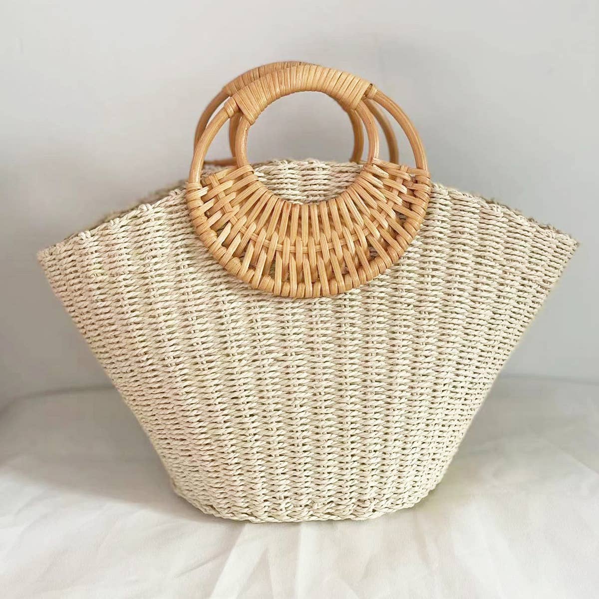 America 250 Heritage Straw Tote Rattan | Limited Edition Bag