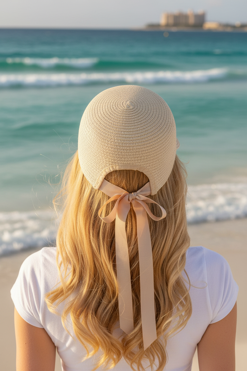 Straw Cap Vista Trasera Beach